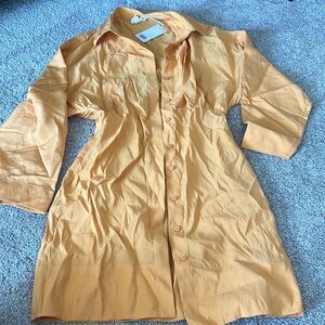 NWT Cos Orange mini dress